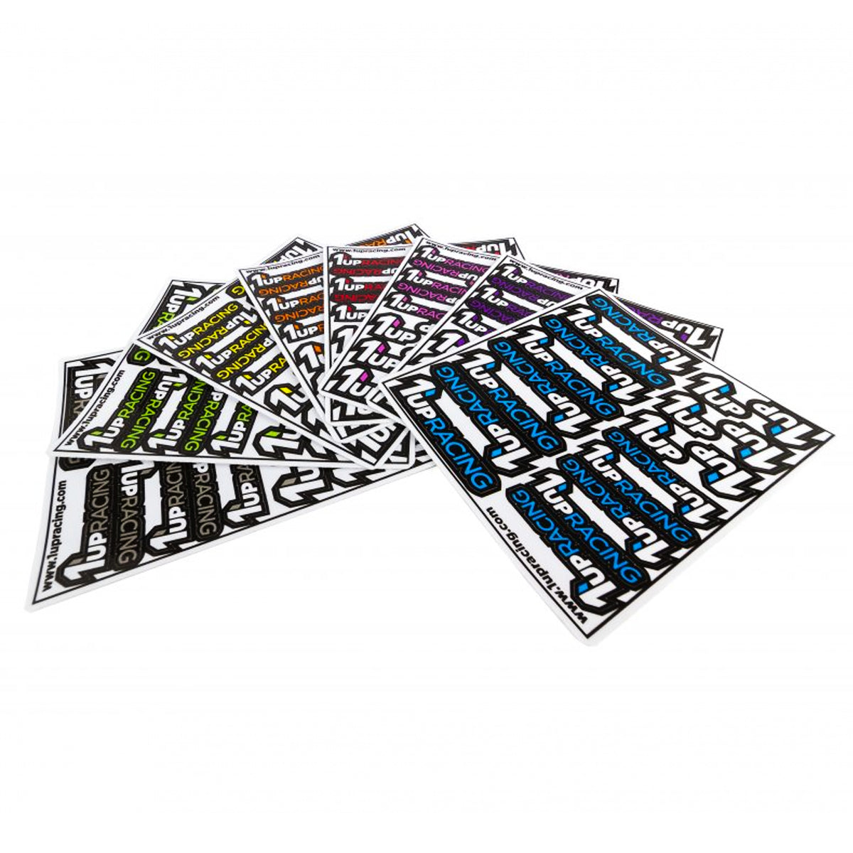 1UP Racing Decals (Assorted colours) - RC MAKER