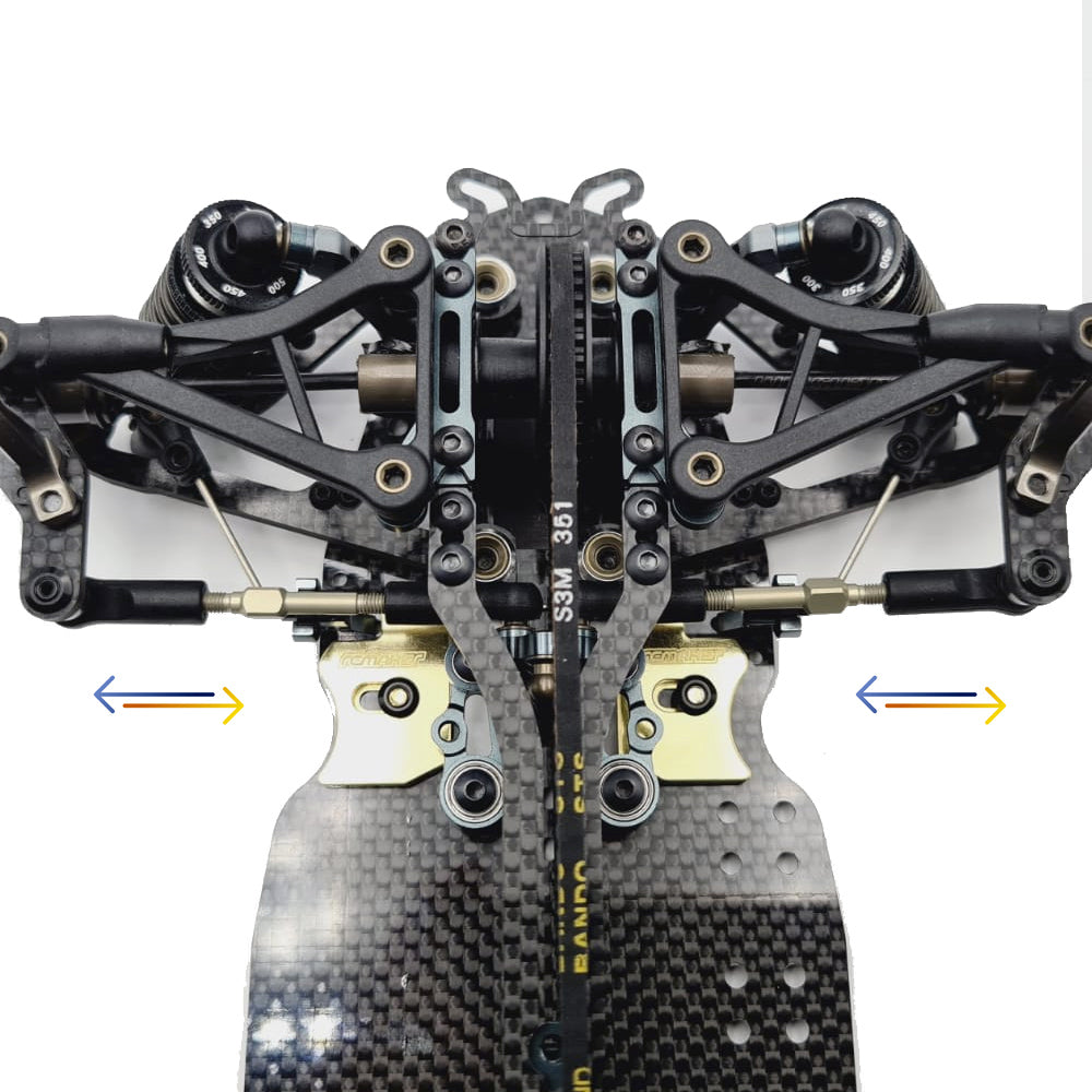 Weight Shift Adjustable Front Chassis Weights For Mugen Mtc2r 20g